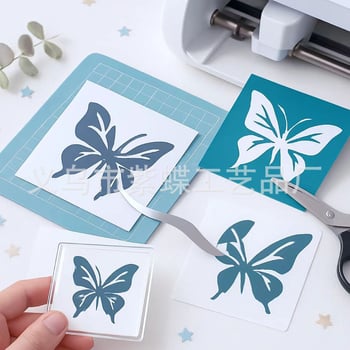 Šablona za slikanje s prirodnim životinjama i kukcama, cvijeće i trava — PET materijal — Brand: Yiwu Purple Butterfly Arts and Crafts Factory