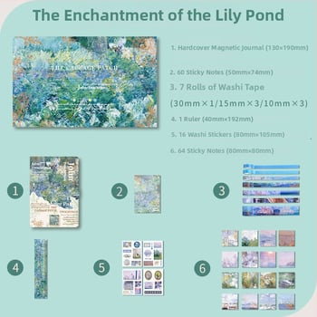 Σετ ημερολογίων σε ελαιογραφικό στυλ – DIY, με κουτί δώρου, για μαθητές