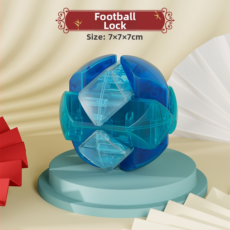 Sanrong Luban lock / Kongming lock puzzle, ABS materiál, tréning trpezlivosti a rozvoj kognitívnych schopností, balené v farebnej krabičke