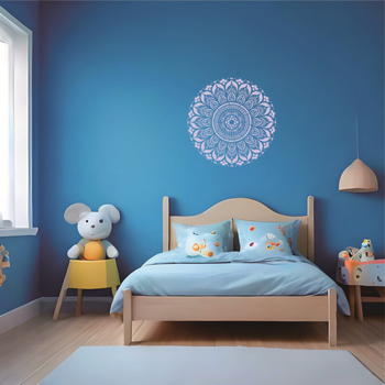 Mandala zidna šablona za DIY umjetnost — PET materijal, ekološki, domaće, generička marka, bez IP licence