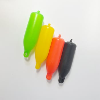 Ribolovna pluta za vertikalni drift, kuglastog oblika, plastična, visoke vidljivosti, za ribolov na kotvu