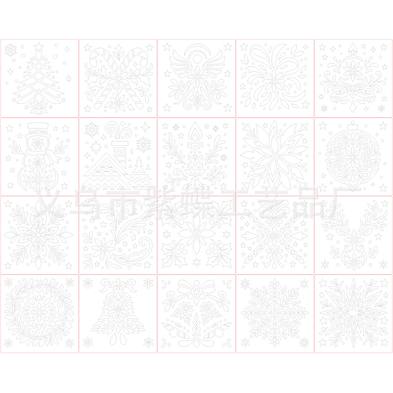 Purple Butterfly Šablona za crtanje s temom blagdana i izrezanim dizajnom za grafiti sprej - Nije uvezeno, Bez privatne marke, Bez IP dozvole