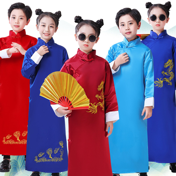 Dječji Crosstalk kaput, dugi rukav, 100% poliester, kineski stil, uzrast 3-8 godina