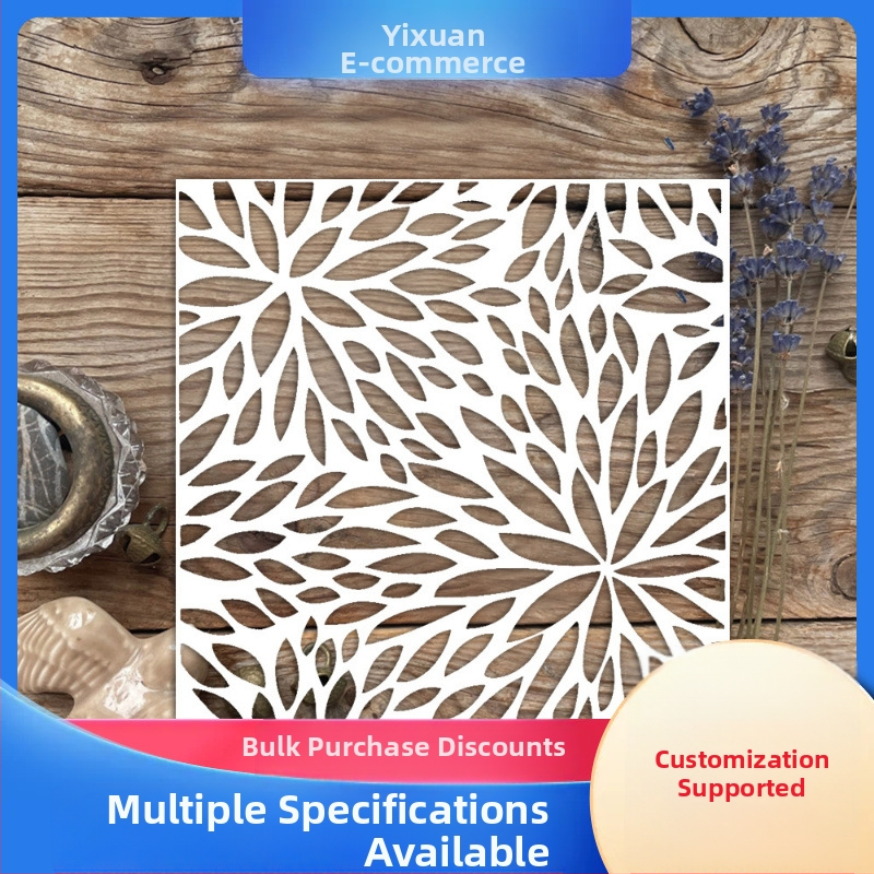 Kreatívny súbor šablón pre DIY maľovanie na stene (Materiál: živica; Proces: sochařstvo; IP povolenie: Nie)