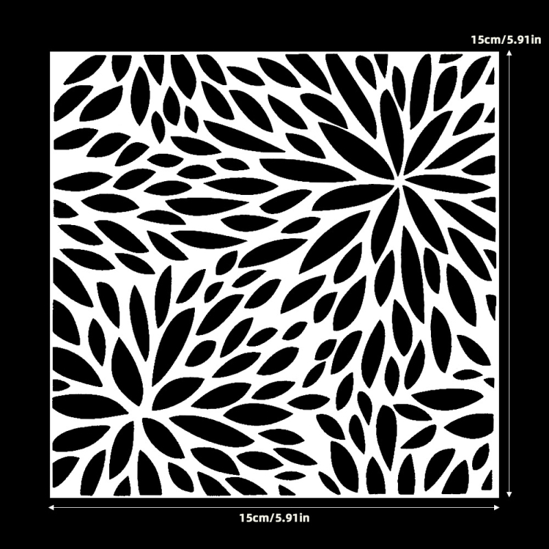 Kreatívny súbor šablón pre DIY maľovanie na stene (Materiál: živica; Proces: sochařstvo; IP povolenie: Nie)