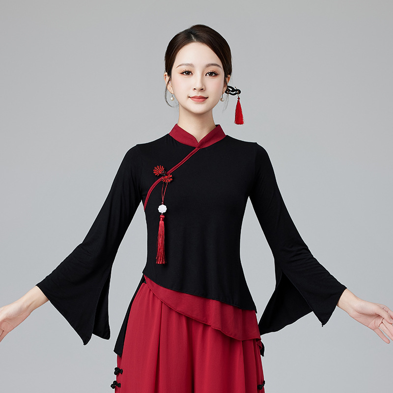 Kostim za square dance; gornji dio od modal, donji dio od šifona; Materijal: Modal; Podstava: Milk Silk; Sezone: Ljeto, Proljeće, Jesen