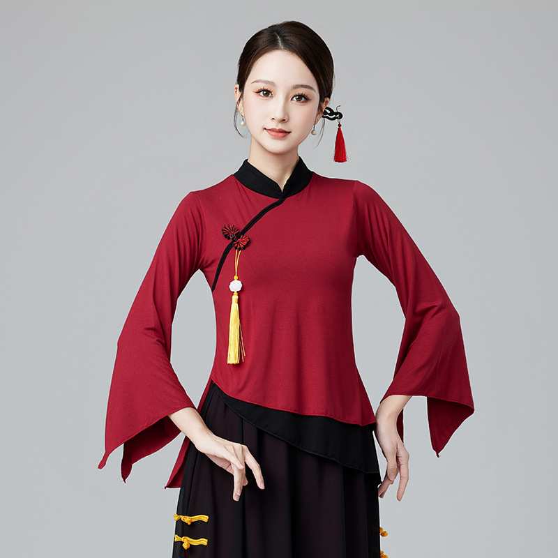 Kostim za square dance; gornji dio od modal, donji dio od šifona; Materijal: Modal; Podstava: Milk Silk; Sezone: Ljeto, Proljeće, Jesen