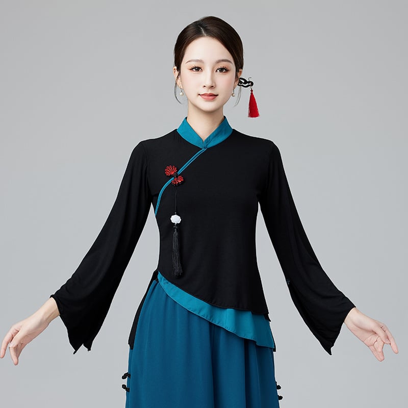 Kostim za square dance; gornji dio od modal, donji dio od šifona; Materijal: Modal; Podstava: Milk Silk; Sezone: Ljeto, Proljeće, Jesen