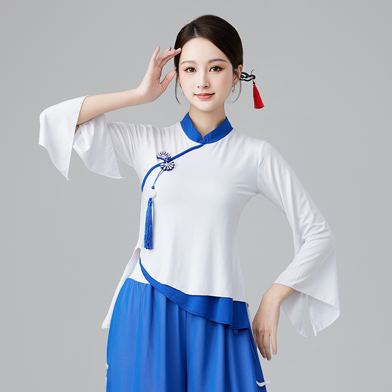 Kostim za square dance; gornji dio od modal, donji dio od šifona; Materijal: Modal; Podstava: Milk Silk; Sezone: Ljeto, Proljeće, Jesen