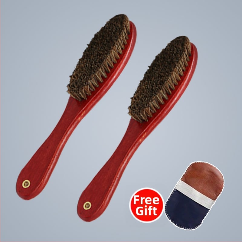 Βούρτσα παπουτσιών με τρίχες αλόγου για φροντίδα – Χωρίς εμπορική επωνυμία, ηπειρωτική Κίνα