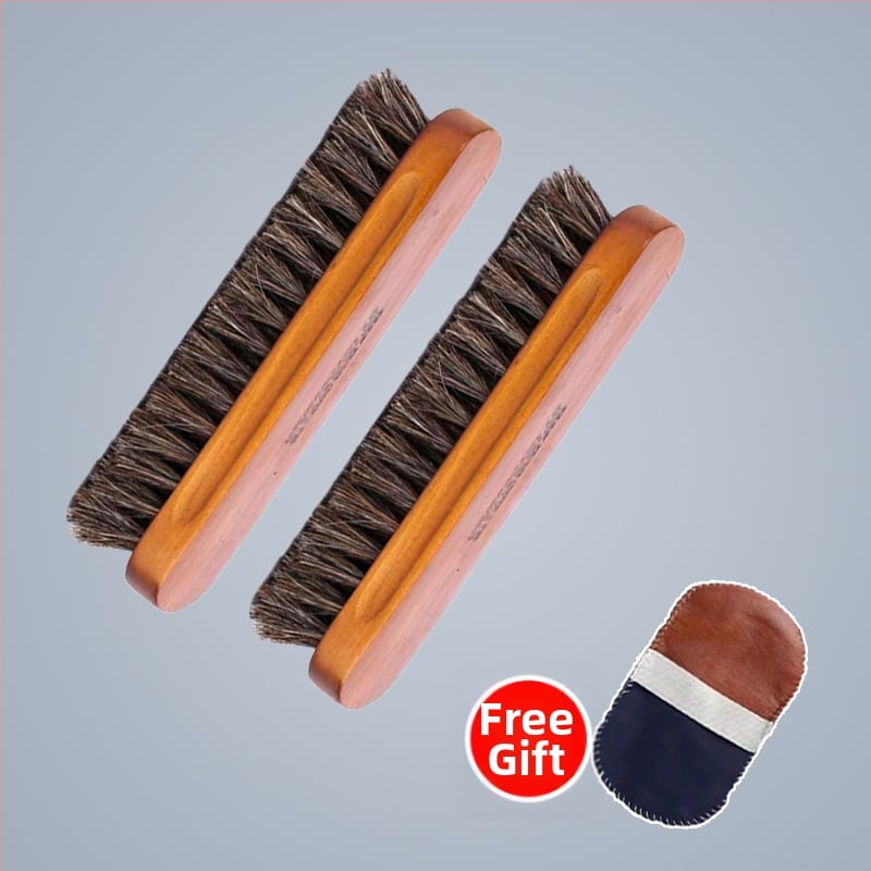 Βούρτσα παπουτσιών με τρίχες αλόγου για φροντίδα – Χωρίς εμπορική επωνυμία, ηπειρωτική Κίνα