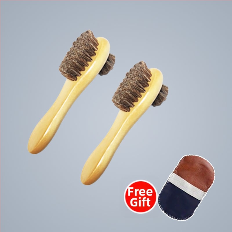 Βούρτσα παπουτσιών με τρίχες αλόγου για φροντίδα – Χωρίς εμπορική επωνυμία, ηπειρωτική Κίνα