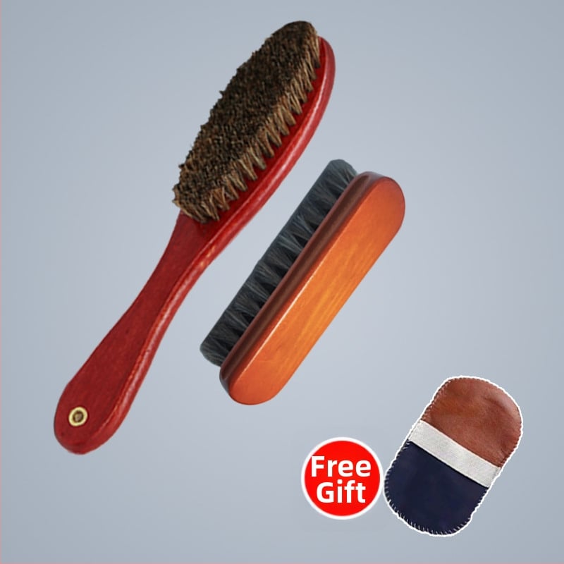 Βούρτσα παπουτσιών με τρίχες αλόγου για φροντίδα – Χωρίς εμπορική επωνυμία, ηπειρωτική Κίνα