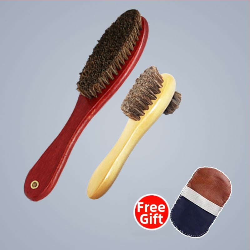Βούρτσα παπουτσιών με τρίχες αλόγου για φροντίδα – Χωρίς εμπορική επωνυμία, ηπειρωτική Κίνα