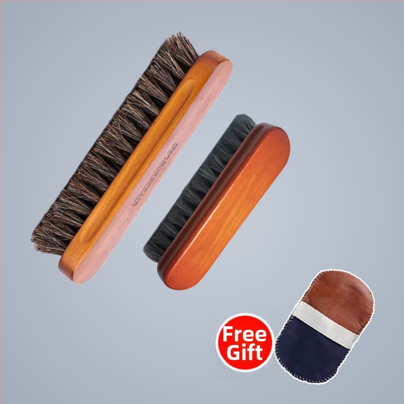 Βούρτσα παπουτσιών με τρίχες αλόγου για φροντίδα – Χωρίς εμπορική επωνυμία, ηπειρωτική Κίνα