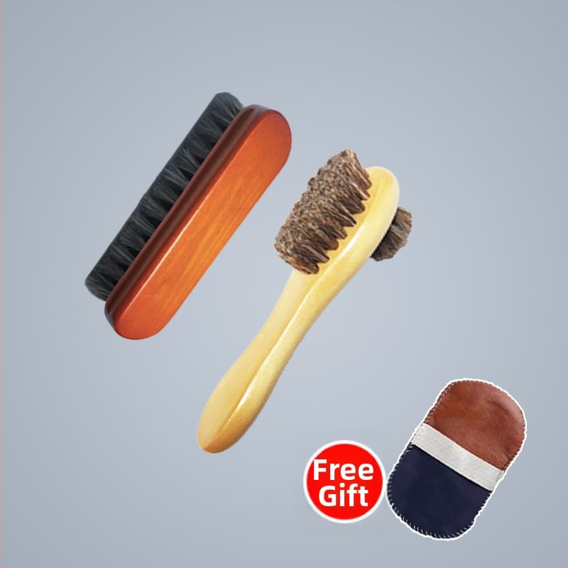 Βούρτσα παπουτσιών με τρίχες αλόγου για φροντίδα – Χωρίς εμπορική επωνυμία, ηπειρωτική Κίνα