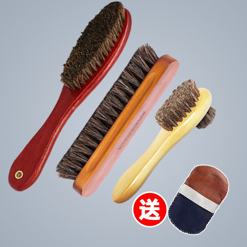 Βούρτσα παπουτσιών με τρίχες αλόγου για φροντίδα – Χωρίς εμπορική επωνυμία, ηπειρωτική Κίνα