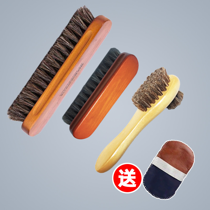 Βούρτσα παπουτσιών με τρίχες αλόγου για φροντίδα – Χωρίς εμπορική επωνυμία, ηπειρωτική Κίνα