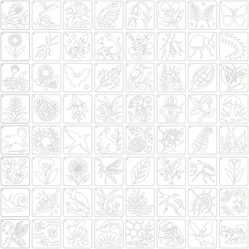 Gyerek PET rajz- és graffiti sablon SJX-74 — kézzel készített, kreatív rajztábla