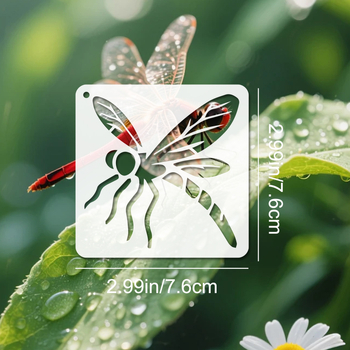 PET šablona za bojanje s šupljim dizajnom za DIY ručne kreacije, SJX-72 — Marka: Yiwu City Purple Butterfly Craft Factory — Međunarodni izvoz: Da