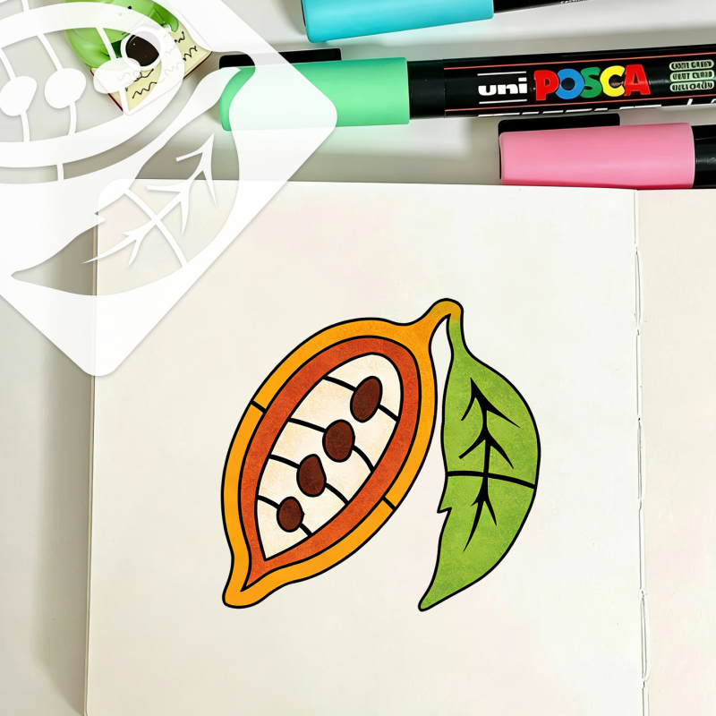 PET šablona za bojanje s šupljim dizajnom za DIY ručne kreacije, SJX-72 — Marka: Yiwu City Purple Butterfly Craft Factory — Međunarodni izvoz: Da