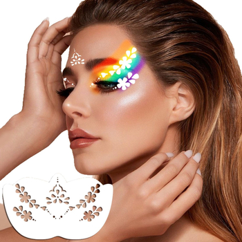 Šablone za crtanje lica za djecu – DIY set šablona za dizajn oko očiju, pogodan za scenski makeup (Brand OWKJASW; Materijal: Plastika; Uvoz: Ne; IP ovlaštenje: Ne; Licencirane privatne marke: Da)