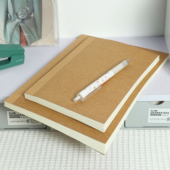 Jurnal de schițe cu copertă din kraft, legare cu sârmă, Dowling hârtie 80 g/m², 100–200 pagini