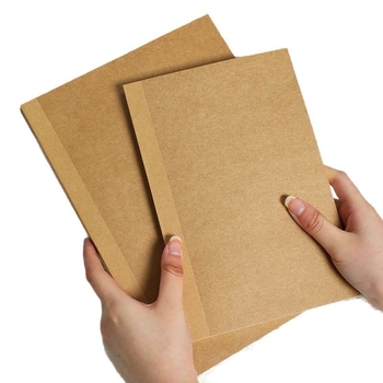 Jurnal de schițe cu copertă din kraft, legare cu sârmă, Dowling hârtie 80 g/m², 100–200 pagini