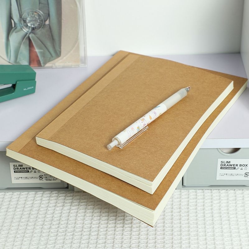 Jurnal de schițe cu copertă din kraft, legare cu sârmă, Dowling hârtie 80 g/m², 100–200 pagini