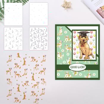 Πλάκα stencil εκτύπωσης για διακόσμηση ημερολογίου, PET, χαρακτική, μάρκα YIXUAN, μοντέλο YX-PKC347-M