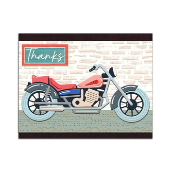 Kalup za reljefno graviranje u obliku motocikla, Yi Xuan — karbonska čelika, lijevanje, ukrašavanje torbi