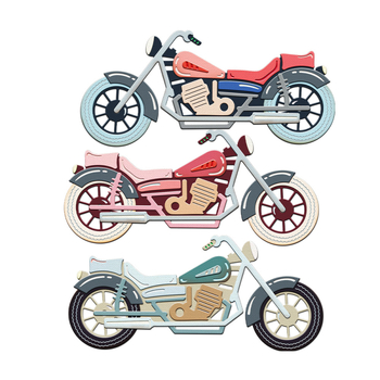 Kalup za reljefno graviranje u obliku motocikla, Yi Xuan — karbonska čelika, lijevanje, ukrašavanje torbi