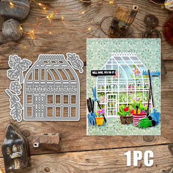 Yi xuan Predložak za rezanje za scrapbooking – ugljično čelik, moderni umjetnički stil, lijevanje, reljef, za izradu kartica za dnevnik