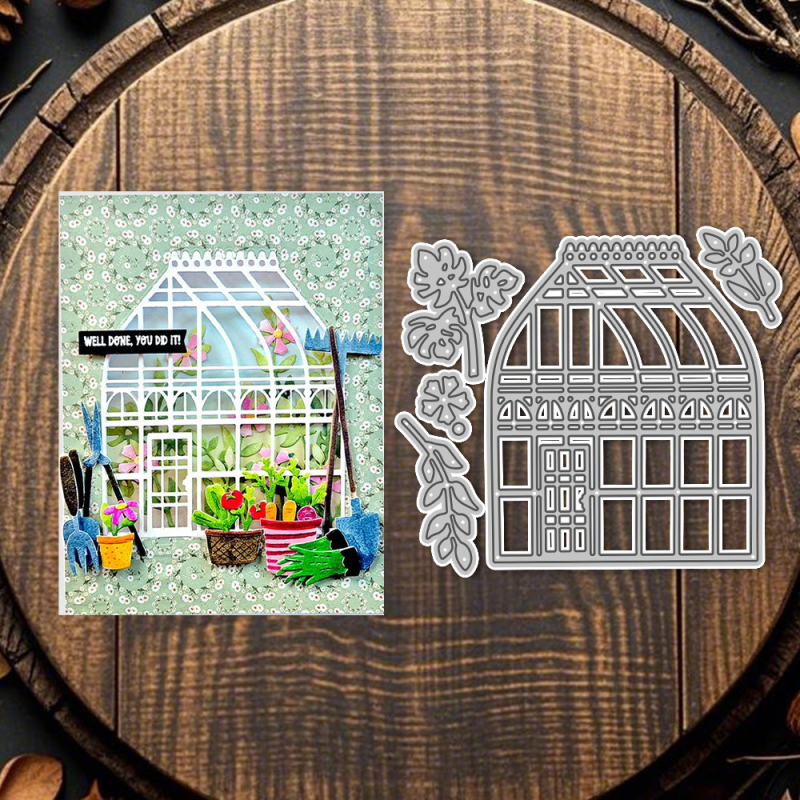 Yi xuan Predložak za rezanje za scrapbooking – ugljično čelik, moderni umjetnički stil, lijevanje, reljef, za izradu kartica za dnevnik