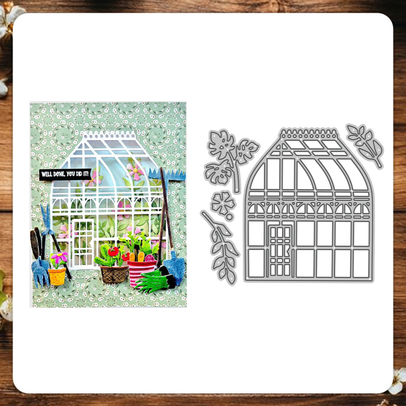 Yi xuan Predložak za rezanje za scrapbooking – ugljično čelik, moderni umjetnički stil, lijevanje, reljef, za izradu kartica za dnevnik