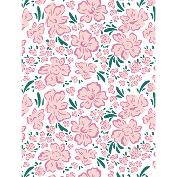 Šablona ploča za tisk cvjetnog uzorka – PET, rezbarstvo, moderni minimalistički stil, za ukrašavanje dnevnika