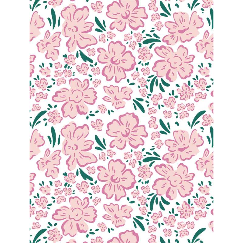 Šablona ploča za tisk cvjetnog uzorka – PET, rezbarstvo, moderni minimalistički stil, za ukrašavanje dnevnika