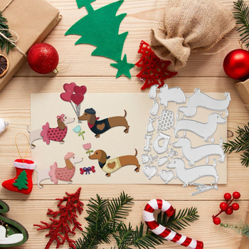 Kalup za embosiranje noža za papirnu umjetnost – dizajn para štenaca, karbonska čelika, lijevano