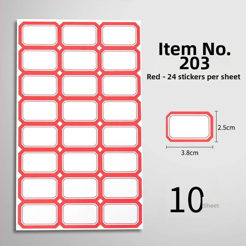 Ručna naljepnica za ime na papiru, samoljepljiva, marka Friendly, šifra proizvoda HQ, prilagodljiva