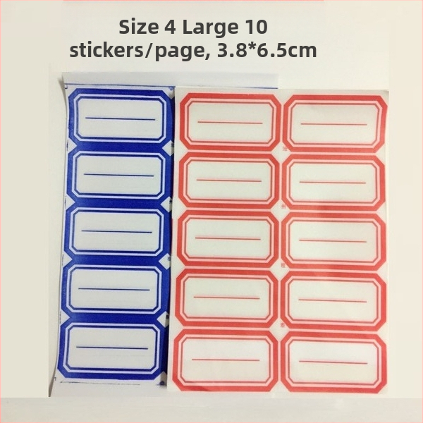 Ručne pisane etikete - Bez prilagodbe, Nije uvezeno, Bez prava intelektualnog vlasništva