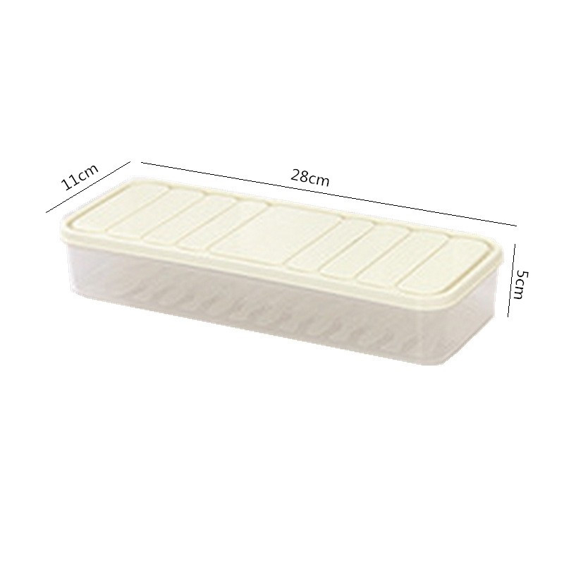 Changda cutie frigorifică din PP, stil japonez, pentru colțunași și tăiței, design nedivizat, menține prospețimea