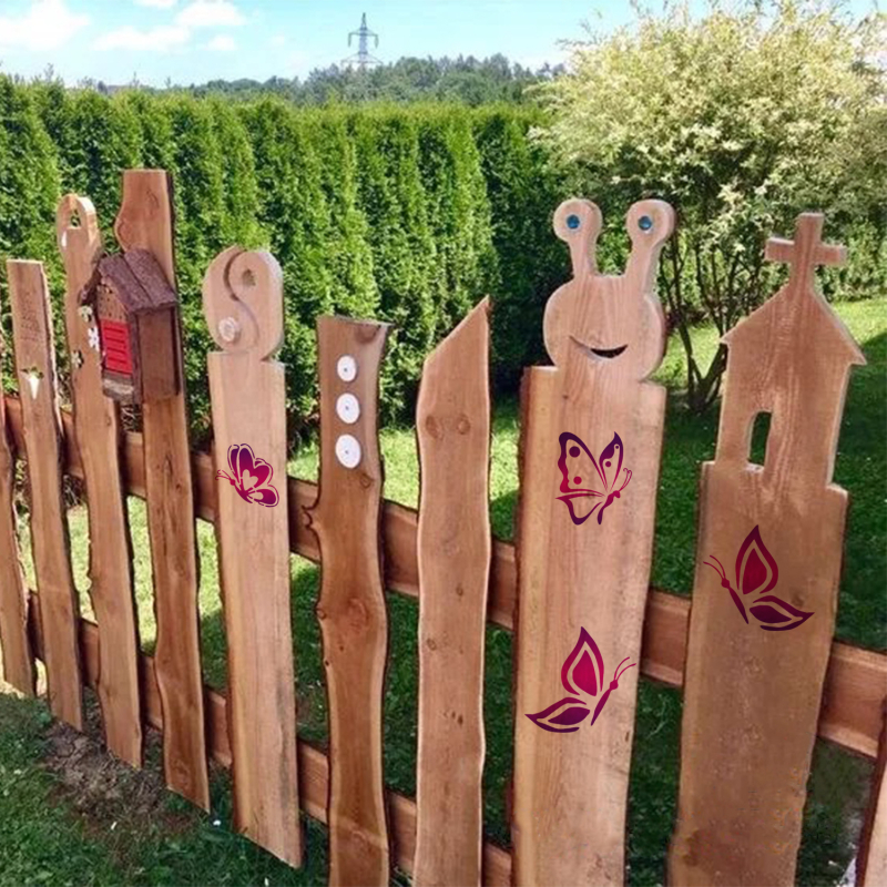 Šablona za crtanje leptira za zid – DIY sprej šablona, Owkjasw Xa28, plast