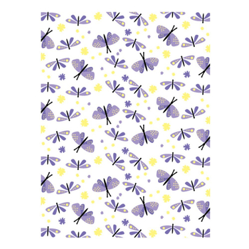 Šuplja reljefna ploča s motivom letećih kukaca za dnevnik, PET materijal, gravura