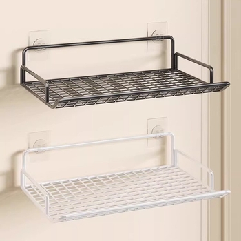 Raft de stocare pentru router - suport montat pe perete din oțel, pentru router și set-top box, 1 etaj, potrivit pentru cămin studențesc.