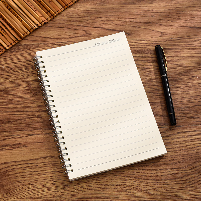 Caiet cu spirală, copertă PP, hârtie Forest, 80 de pagini, dimensiune a paginii personalizabilă