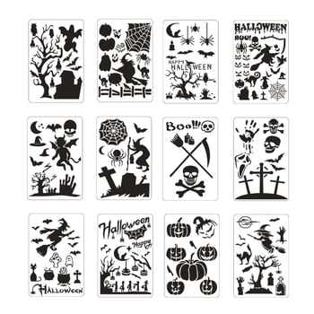 Halloween šablona za slikanje za DIY grafiti dnevnik, PET materijal, brend Painted Enle, IP autorizacija: Ne, odobrene privatne marke: Da