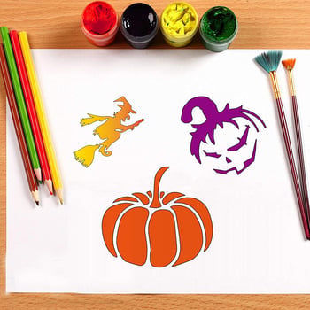 Halloween šablona za slikanje za DIY grafiti dnevnik, PET materijal, brend Painted Enle, IP autorizacija: Ne, odobrene privatne marke: Da
