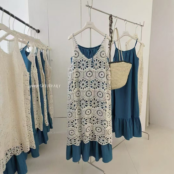 Midi haljina s polo ovratnikom, rukavi princeze, PVC tkanina, retro stil