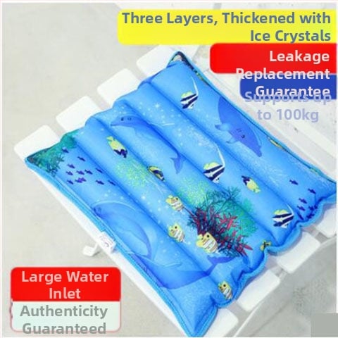 Ледена подложка за охлаждане, PVC материал, водно пълнене, модел SH-101, тегло 0,5 кг, за охлаждане и предотвратяване на топлинен удар