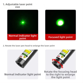 Huister H10 laserový ukazovateľ, 532 nm, batéria 18650/16340